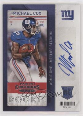 2013 Panini Contenders - [Base] #168 - Michael Cox