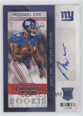 2013 Panini Contenders - [Base] #168 - Michael Cox