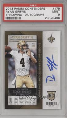 2013 Panini Contenders - [Base] #179 - Ryan Griffin [PSA 9 MINT]