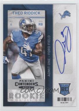 2013 Panini Contenders - [Base] #186 - Theo Riddick