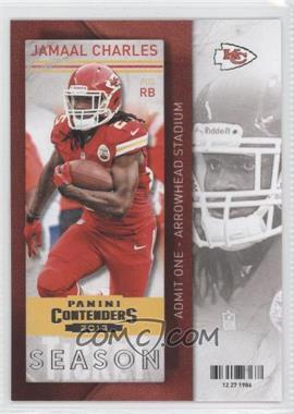 2013 Panini Contenders - [Base] #32 - Jamaal Charles