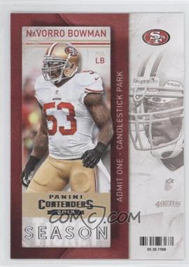 2013 Panini Contenders - [Base] #4 - NaVorro Bowman