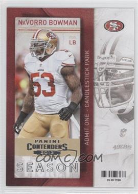 2013 Panini Contenders - [Base] #4 - NaVorro Bowman