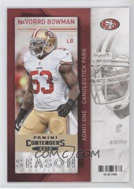 2013 Panini Contenders - [Base] #4 - NaVorro Bowman