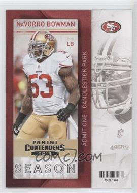 2013 Panini Contenders - [Base] #4 - NaVorro Bowman