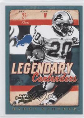 2013 Panini Contenders - Legendary Contenders - Gold #1 - Barry Sanders /99