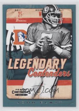 2013 Panini Contenders - Legendary Contenders #8 - John Elway