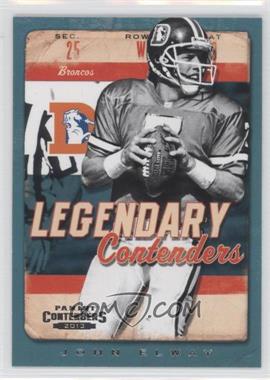 2013 Panini Contenders - Legendary Contenders #8 - John Elway