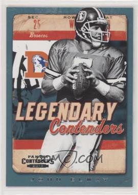 2013 Panini Contenders - Legendary Contenders #8 - John Elway