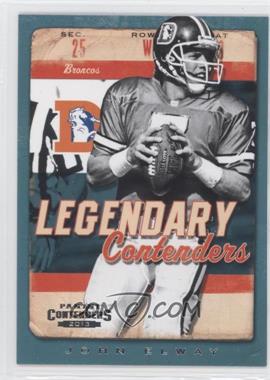 2013 Panini Contenders - Legendary Contenders #8 - John Elway