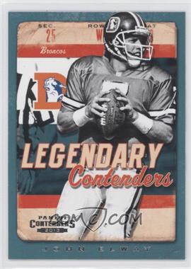 2013 Panini Contenders - Legendary Contenders #8 - John Elway