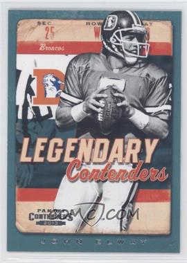 2013 Panini Contenders - Legendary Contenders #8 - John Elway