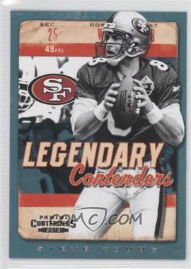 2013 Panini Contenders - Legendary Contenders #9 - Steve Young