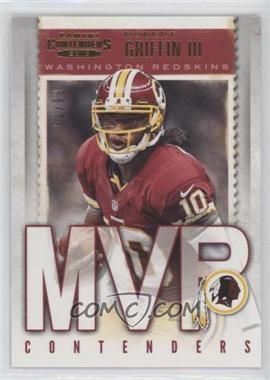 2013 Panini Contenders - MVP Contenders - Gold #1 - Robert Griffin III /99