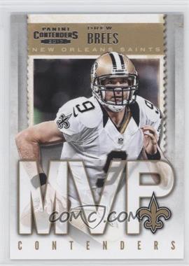 2013 Panini Contenders - MVP Contenders #4 - Drew Brees