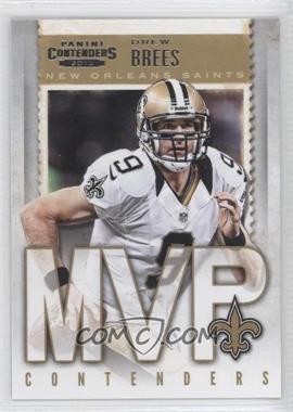 2013 Panini Contenders - MVP Contenders #4 - Drew Brees