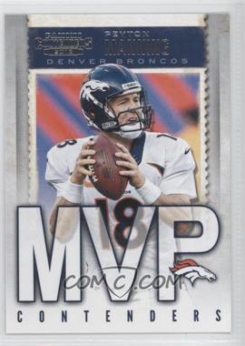 2013 Panini Contenders - MVP Contenders #5 - Peyton Manning