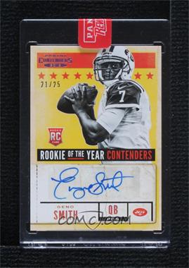 2013 Panini Contenders - Rookie of the Year Contenders - Autographs #5 - Geno Smith /25 [Uncirculated]