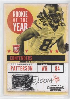 2013 Panini Contenders - Rookie of the Year Contenders #1 - Cordarrelle Patterson