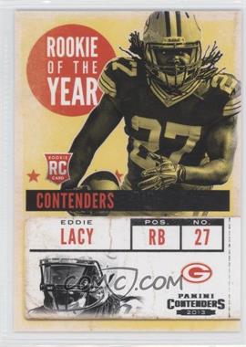 2013 Panini Contenders - Rookie of the Year Contenders #3 - Eddie Lacy