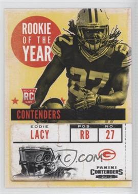 2013 Panini Contenders - Rookie of the Year Contenders #3 - Eddie Lacy