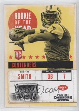 2013 Panini Contenders - Rookie of the Year Contenders #5 - Geno Smith