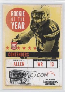 2013 Panini Contenders - Rookie of the Year Contenders #7 - Keenan Allen