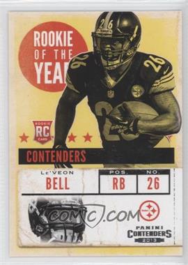 2013 Panini Contenders - Rookie of the Year Contenders #8 - Le'Veon Bell