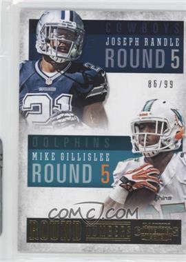 2013 Panini Contenders - Round Numbers - Gold #14 - Mike Gillislee, Joseph Randle /99