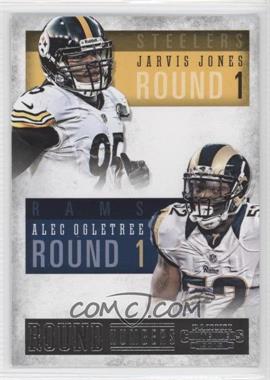 2013 Panini Contenders - Round Numbers #17 - Jarvis Jones, Alec Ogletree