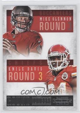 2013 Panini Contenders - Round Numbers #20 - Knile Davis, Mike Glennon