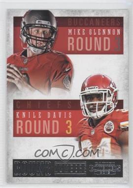 2013 Panini Contenders - Round Numbers #20 - Knile Davis, Mike Glennon