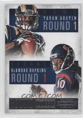 2013 Panini Contenders - Round Numbers #3 - DeAndre Hopkins, Tavon Austin