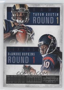 2013 Panini Contenders - Round Numbers #3 - DeAndre Hopkins, Tavon Austin