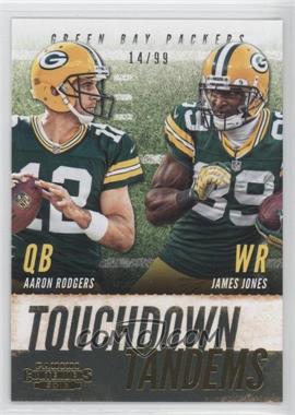 2013 Panini Contenders - Touchdown Tandems - Gold #1 - Aaron Rodgers, James Jones /99