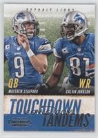 Calvin Johnson, Matthew Stafford