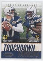 Antonio Gates, Philip Rivers