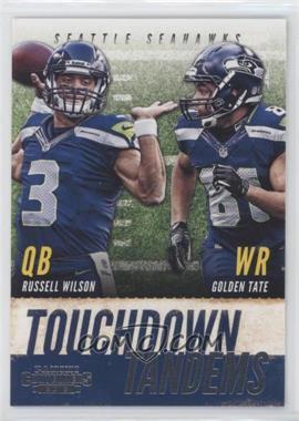 2013 Panini Contenders - Touchdown Tandems #14 - Golden Tate, Russell Wilson
