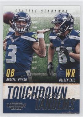 2013 Panini Contenders - Touchdown Tandems #14 - Golden Tate, Russell Wilson