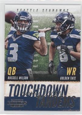 2013 Panini Contenders - Touchdown Tandems #14 - Golden Tate, Russell Wilson