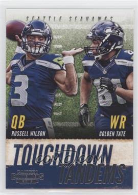 2013 Panini Contenders - Touchdown Tandems #14 - Golden Tate, Russell Wilson