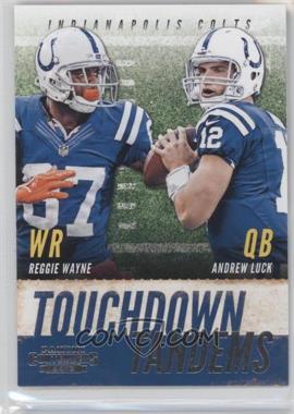 2013 Panini Contenders - Touchdown Tandems #15 - Andrew Luck, Reggie Wayne