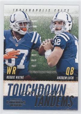 2013 Panini Contenders - Touchdown Tandems #15 - Andrew Luck, Reggie Wayne