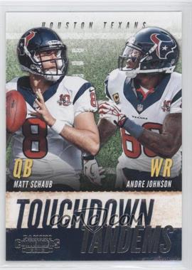 2013 Panini Contenders - Touchdown Tandems #17 - Andre Johnson, Matt Schaub