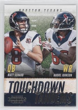 2013 Panini Contenders - Touchdown Tandems #17 - Andre Johnson, Matt Schaub