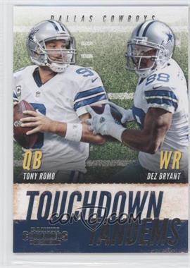 2013 Panini Contenders - Touchdown Tandems #3 - Dez Bryant, Tony Romo