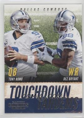 2013 Panini Contenders - Touchdown Tandems #3 - Dez Bryant, Tony Romo