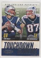 Rob Gronkowski, Tom Brady