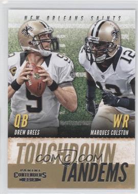 2013 Panini Contenders - Touchdown Tandems #7 - Drew Brees, Marques Colston