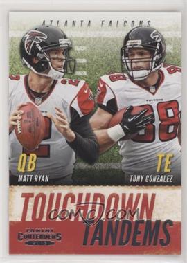 2013 Panini Contenders - Touchdown Tandems #9 - Matt Ryan, Tony Gonzalez